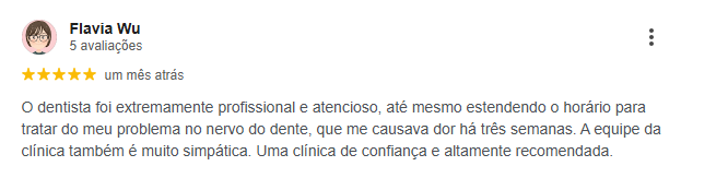 Avaliação do Google 7