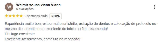 Avaliação do Google 3