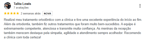 Avaliação do Google 5