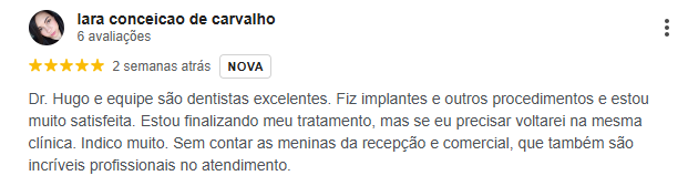 Avaliação do Google 4