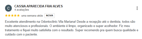 Avaliação do Google 4