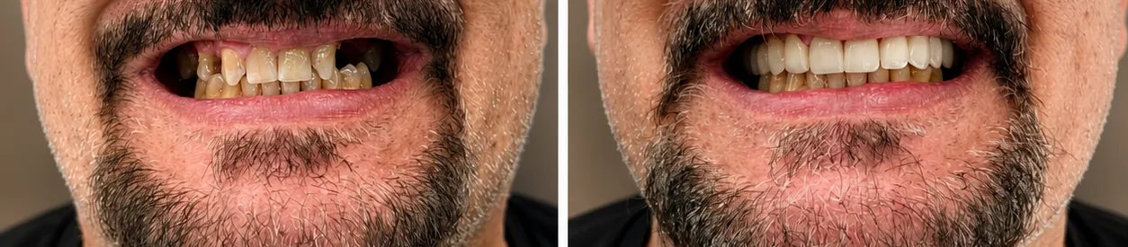 Caso real 6 antes e depois
