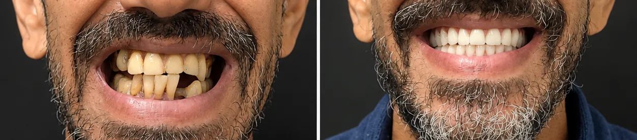 Caso real 4 antes e depois